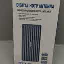 TV Antenna for HD Smart TV Indoor,1000+ Miles Range Digital Outdoor TV Antenna for Free Local Channels, Supports 8K/4K/1080P,33ft Coax Cable