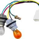 Rear Tail Light Bulb Socket Wire Harness with 2 Light Bulbs Fit for Kia Optima 2016 2017 2018 2019 2020, Tail Light Assembly Replace 92480-D5000QQK