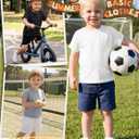 3 Pack Toddler Boys T Shirts | Toddler Boys Shirts, Short Sleeve, T Shirts, Crew Neck, Rolled, Loose Fit Tees Tops, Baby Boys Clothes, 4T, Summer