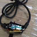 Upgrade Pool Heater, 25000 Btu/hr Auto-Defrosting, Titanium Heat Exchanger, Up to 10000gallons, 110V USA Plug, Modern Blue Swimming Pool Heater