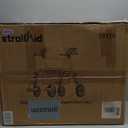 Heavy Duty Rollator Walker for Seniors with Seat, Foldable 2 in 1 Rolling Walkers Wheelchair Combo for Adult, All Terrain Wheels, Adjustable Transport Chair with Brake, 450 lb. Weight Capacity, Grey