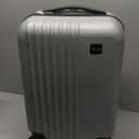 Travelers Club Cosmo Hardside Spinner Luggage, Silver, Carry-On 20-Inch