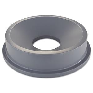 Rubbermaid Commercial Products Trash Can Funnel Top/Lid 32-Gallon Gray Hands-Free Disposable Compatible with The Rubbermaid 32-Gallon Garbage Bins for Indoor/Outdoor/Garage