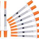 31G 1ml 1/2 Inch Lab Syringes, Disposable Individual Package  Box of 100