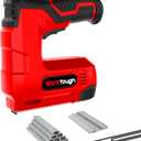 4V Cordless Staple Gun Red Brad Nailer DIY 2 in 1 Electric Staple Gun USB Cable 2000pcs Staple T50 18GA