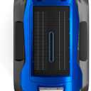 Supclean 24/7 Solar Powered Automatic Electric Pool Skimmer Robot with APP Enabled Floating Surface Cleaner for Above & Inground Pool, Auto Robotic Pool Skimmer with Efficient Performance (Blue)