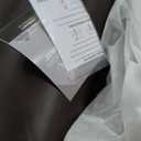 Signature Design by Ashley Colleton Classic Leather Match Upholstered Manual Recliner with Nailheads, Dark Brown