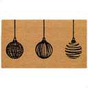 THEODORE MAGNUS Christmas Door Mat - Welcome Mat for Front Door with Non-Slip Backing - Durable Doormat - Perfect for Outside Entrance Matt - Outdoor/Indoor - Decorations - 17" x 30"