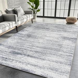 5x7 Washable Area Rugs for Living Room,Bedroom,Dining Room (Grey Cream)
Minimal,Ultra Soft Faux Wool,Kids & Pet Friendly,Machine Washable,Non-Slip & Non-Shedding,Large Low Pile Vintage Carpets