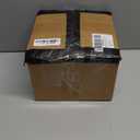 Elevated Slow Feeder Dog Bowl - Ceramic Maze Food Dish with Bamboo Stand - Raised Feeding Bowl for Fast Eaters - Ideal for Small and Medium Dogs - White - 6.7 inch (1.25 CUP)