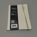 Happy Planner Undated Guided Disc-Bound Journal, 80 Pages, A5 Size, Wellness Layout, Ivory