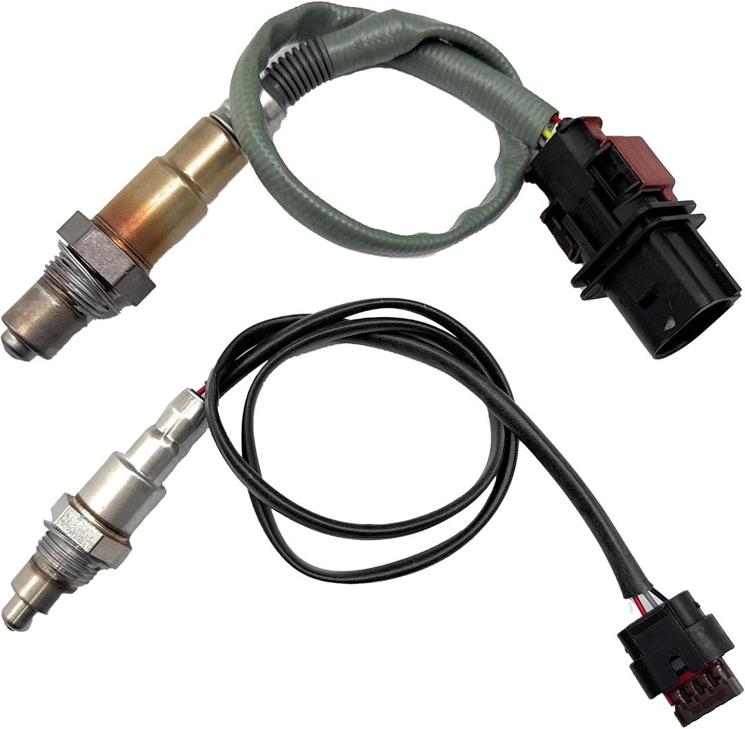 2PCS Upstream & Downstream Oxygen Sensor (234-5173 + 234-8039) for 2015-2020 Ford Edge/Fusion/Escape/Explorer/Focus, 2016-2020 Lincoln MKC/MKT/MKZ– 2.0L/2.3L L4 Turbo