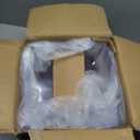 128 oz Clear Wave Square Bowls, 25 Packs