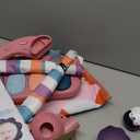 dearlomum Baby Play Mat Gym, Funny Play Piano Tummy Time Activity Mat with 5 Infant Sensory Toys, Music and Lights, Boy & Girl Gifts for Newborns 0 to 3 6 9 12 Months(New Pink)