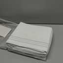 Clara Clark Bed Sheets, Premier 1800 Series 4 Piece Bed Sheet Set, Deep Pocket, Wrinkle, Fade, Stain Resistant, Luxury Soft Bedding Sheets & Pillowcases, King, White