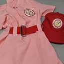Morph Kids Baseball Costume Girls Peach Pink Baseball League Costume Outfit Halloween Costume For Girls 12-14 years, Size S