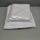 Wokceer Wedding Arch Backdrop Cover 7.2FT, 6FT Spandex Fitted White Arch Covers 2 Set Round Top Chiara Arches Backdrop Cover for Birthday Party Ceremony Banquet Decoration