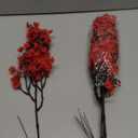 JAKY-Global Babys Breath Orange Silk Artificial Flowers 6 Bundle European Fake Silk Plants Decor Wedding Party Farmhouse Decoration Bouquets Real Touch DIY Home Garden (Orange 6pcs)