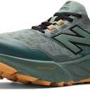 New Balance mens Fresh Foam X Hierro V9 (10 Wide, Dark Juniper/Black/Dried Apricot)