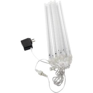 Hilitand Meteor Shower LED String Lights with Star Falling Effect Decoration with LED Tubes for Christmas, New Year, Weddings (50cm US regulations)
