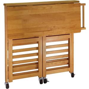 Winsome Radley Kitchen Cart, Light Oak