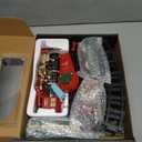 Remote Control Train Set for Kids Ages 3-8 with Steam, Lights and Sounds, Electric Toy Train with 4 Cars and Tracks for Indoor Play and Holiday Decor