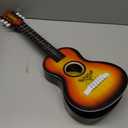 23" Acoustic Guitar, Kids 6 String Toy Guitar - Realistic Steel Strings - Beginner Practice First Musical Instrument for Children, Toddlers (Amber Sunburst), Miniature/Kids Size