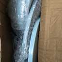 Set of 3 Blue Cake Stands, Metal Round Cake Holder Dessert Pie Pizza Display Stand 8" 10" 12" Serving Tray Decoration for Wedding Celebration Party Birthday Baby Shower