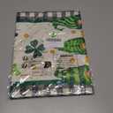 XCHI Plaid Gnomes Shamrocks Clovers Golds St. Patrick's Day Placemats Set of 4 Table Mats for Party Home Kitchen Dining Table Decorations 12x18 Inch