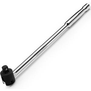 SWANLAKE 1/2 Breaker Bar, 17.5" Length with 180 Rotatable Head, 1/2 inch Drive,CR-V Steel