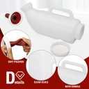 Calf Bottle 2.6 Quart Horizontal Calf Milk Feeding Bottle with Hand Grip Handle for Calves and Livestock Care