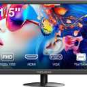 Thinlerian 21.5 Inch Computer Monitor, FHD 1080p HDMI VGA Display, External Second Screen for Laptop & PC, Home Office Monitor with Built-in Speakers & VESA Mount