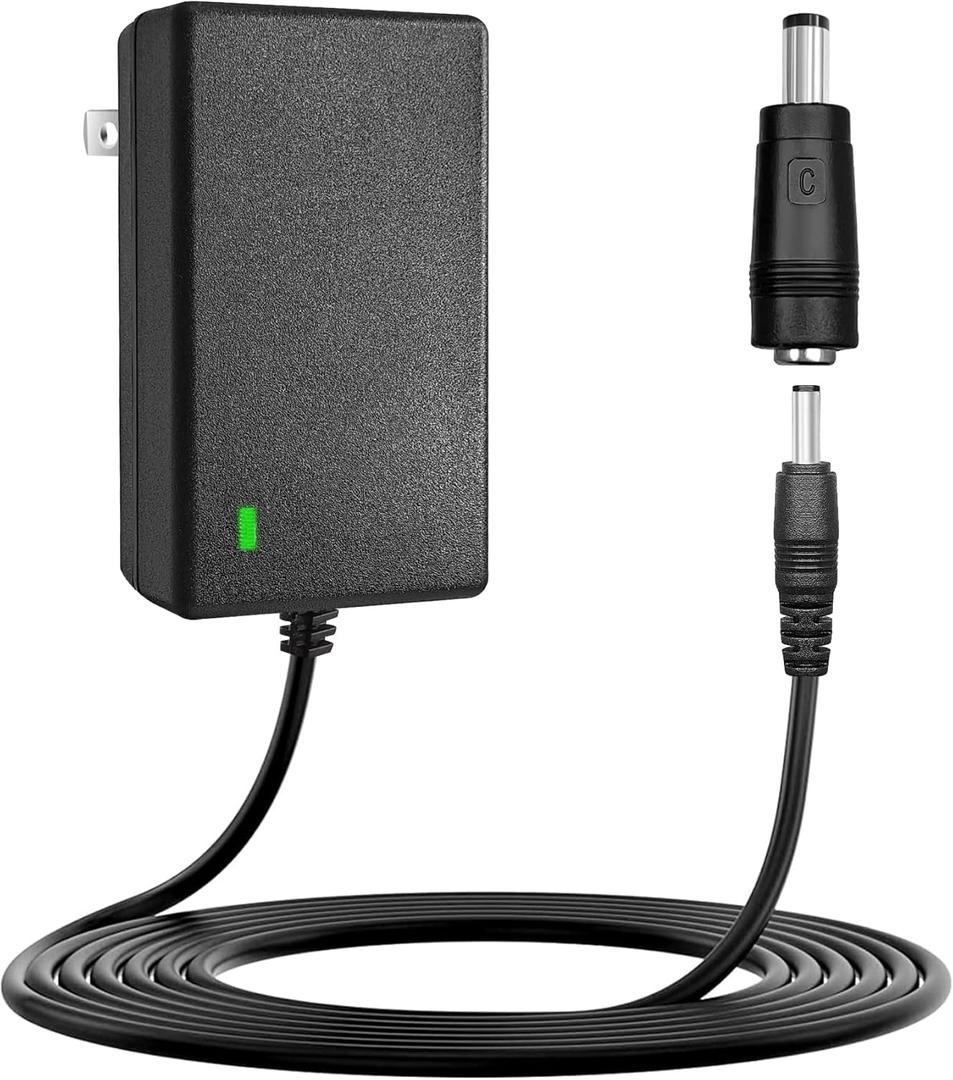 24V-25.2V Massage Gun Charger for Hypervolt, Toloco, AERLANG, Darkiron, HARDNEX, VYBE, LifePro, Legiral Replacement Charging Cord for Muscle Massage Gun Compatible with Various Deep Tissue Massage Gun