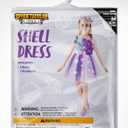Spooktacular Creations Halloween Girl Mermaid Tutu Dress, Shell Mermaid Costume, LED Kids Princess Dress for Cospaly Party (Purple, M)