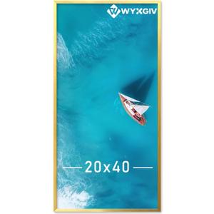 Gold 20x40 Picture Frame Lightweight yet Durable Frame Wall Hanging
