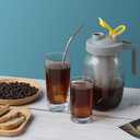 LePvo Coffee Strainer Stainless Steel Mesh Filter- 2 Quart (64 oz)- Wide Mouth Flip Cap Lid with Handle for Ball Mason Jar, Suitable for Cold Brew, Lemonade, Iced Tea and Iced Coffee
