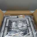 Modern Black LED Chandelier Dimmable LED Pendant Light Kitchen Island Square Chandeliers for Dining Room Contemporary Hanging Light Fixtures for Kitchen,Bedroom,Living Room 3000-6000k