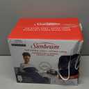 Sunbeam Microplush Electric Heated Throw Blanket Royal Blue