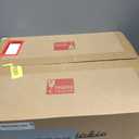 2-Pack Pendant Lights Kitchen Island, Brushed Gold Shade Hanging Lights Fixtures with Cylinder Clear Glass, Brass Kitchen Pendant Lighting Over Island for Dining Room, AD-24023-1P2-GD