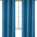 BGment Blackout Curtains - Grommet Thermal Insulated Room Darkening Bedroom and Living Room Curtains, Set of 2 Panels (42 x 72 Inch, Steel Blue)