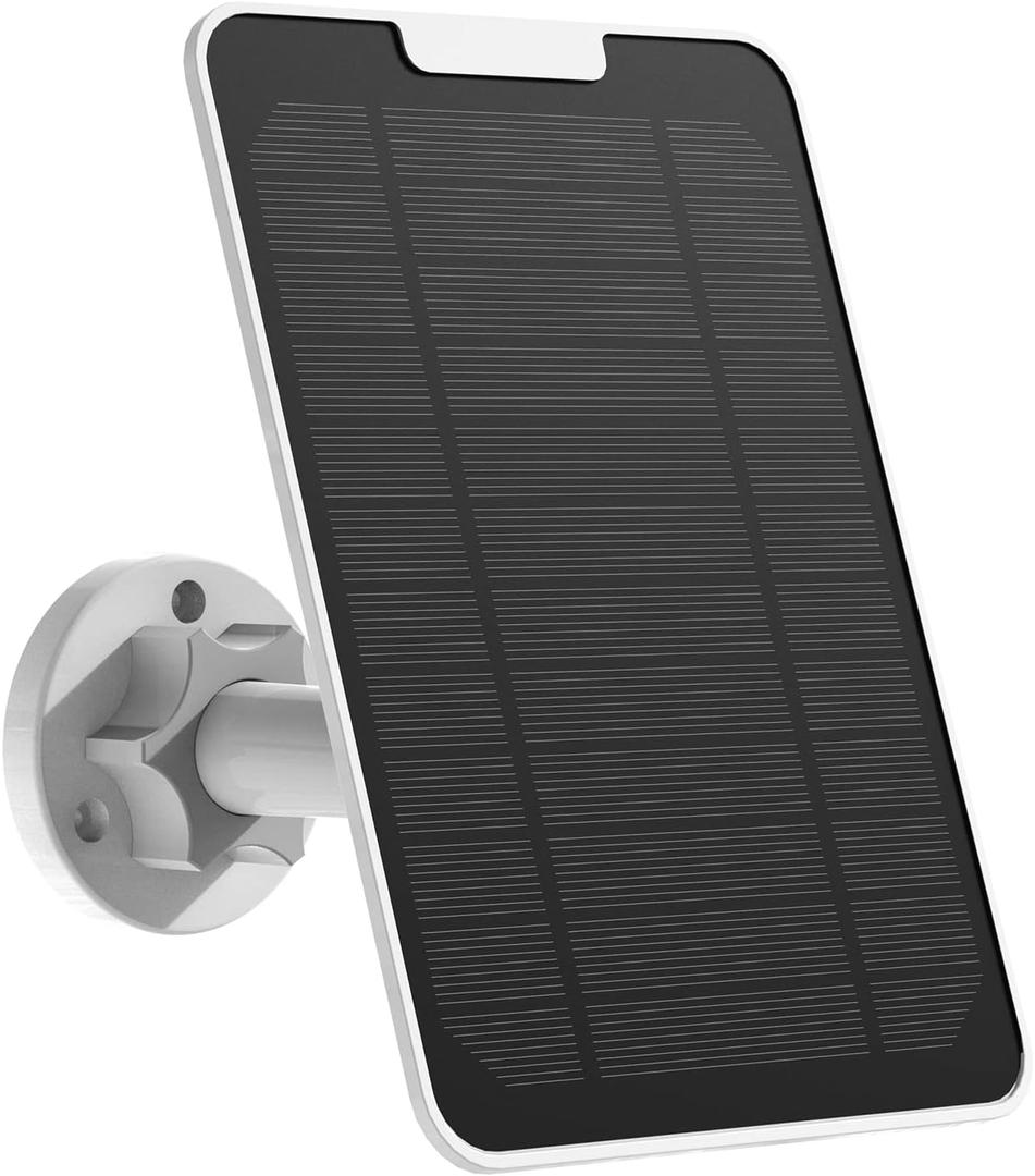 4W Solar Panel Charging Compatible with Arlo Pro 3/Arlo Pro4/Arlo Ultra/Arlo Ultra 2/Arlo Pro 3 Floodlight, with 13.1ft Waterproof Charging Cable, IP65 Weatherproof,Includes 360Adjustable Wall Mount
