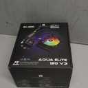 Aqua Elite 120 V3 Liquid CPU Cooler, AIO Pump Head Speed up to 3300RPM, TL-C12B-S V2 PWM Fans, for AMD/AM4/AM5, Intel LGA1150/1151/1200/2011/1700, Computer CPU Aio Cooler