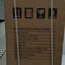 Euhomy 1.03cu.ft Portable Washer, 8.8LBS Capacity Small Portable Washing Machine with 10 Programs 5 Water Levels, Drain Pump and LED Display,Compact Washer for Apartments, RVs, Homes, Light Gray