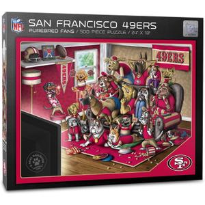 YouTheFan NFL Purebred Fans 500pc Puzzle - A Real Nailbiter
