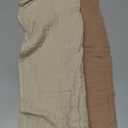Yoofoss Hooded Baby Towels for Newborn 2 Pack 100% Muslin Organic Cotton Baby Bath Towel with Hood for Babies, Infant, Toddler and Kids, Large 32x32Inch, Soft and Absorbent Newborn Essential (Beige & Coffee)