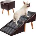 Dog Stairs for Couch Ottoman Dog Steps Faux Leather