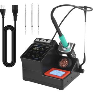 A9E Soldering Station 160W High Power Digital Display Solder Station Soldering Iron with 3pcs 210 Soldering Tips