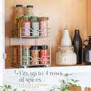 Pull Out Cabinet Organizer for Spices, Cans - Heavy Duty Pull Out Spice Rack- Cabinet Pull Out Shelf for Cans,Dishes, Etc, 8-1/2"W x10-3/8"Dx8-7/8"H, Chrome