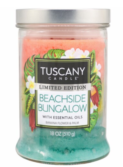 TUSCANY 18 oz TP BEACHSIDE BUNGALOW CANDLE