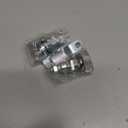 Thumb Operated Offset Cam Lock, Keyless Cylinder Replacement Lock for Storage Door Cabinet (2pcs) Telescopic Tongue